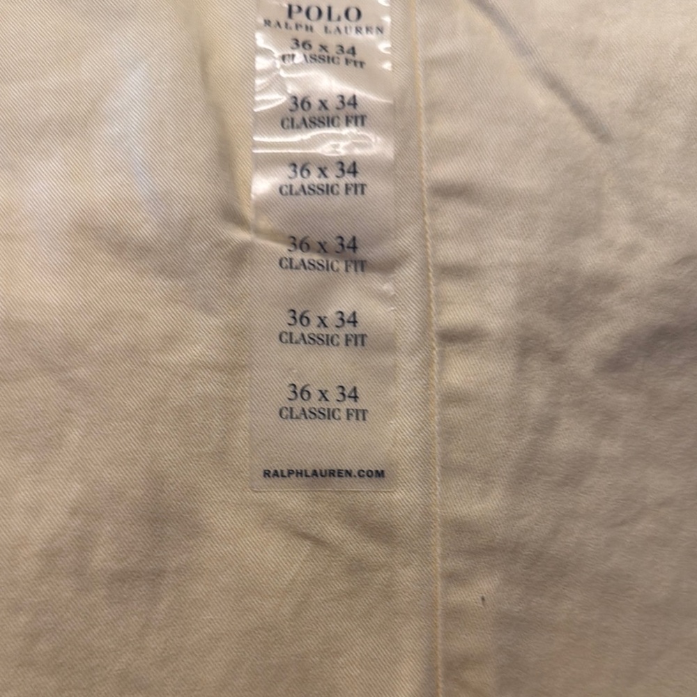 Polo Ralph Lauren Cream Chinos